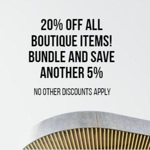 Sale 20% off all Boutique listings